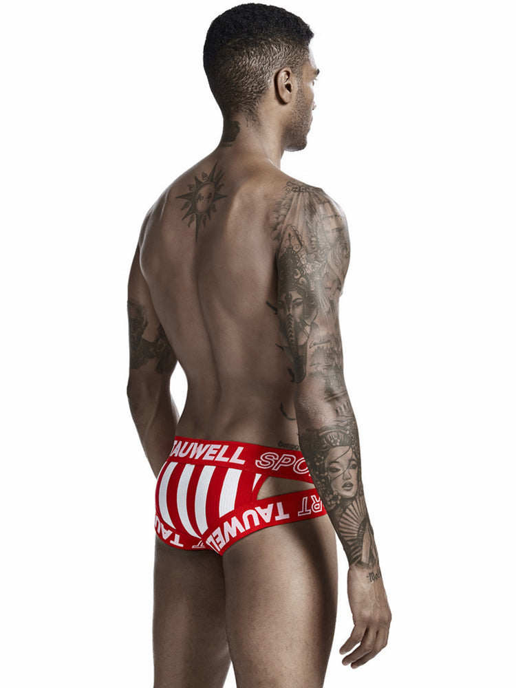 Brightly Colored Letters Men's Pouch Briefs