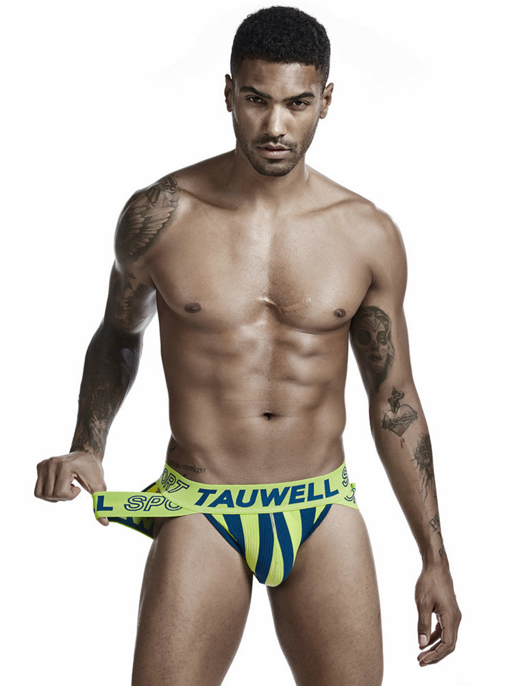 Brightly Colored Letters Men's Pouch Briefs