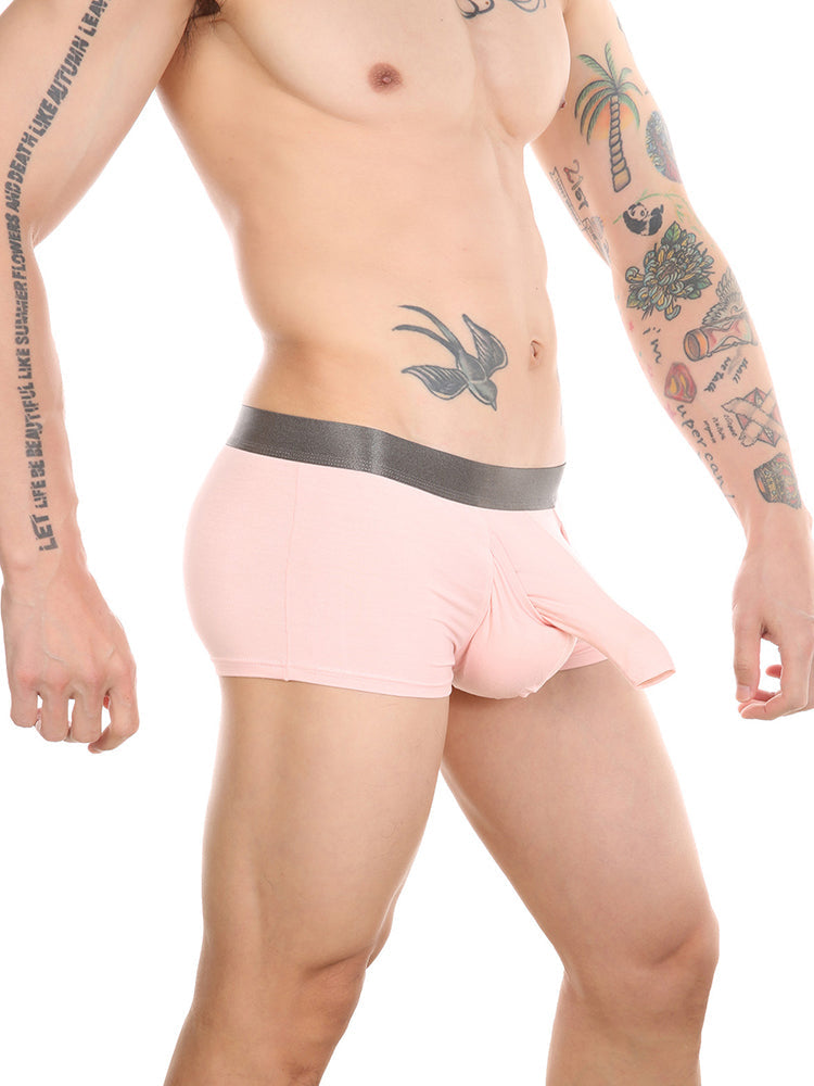 Men’s Dual Pouch Trunks With Fly Front