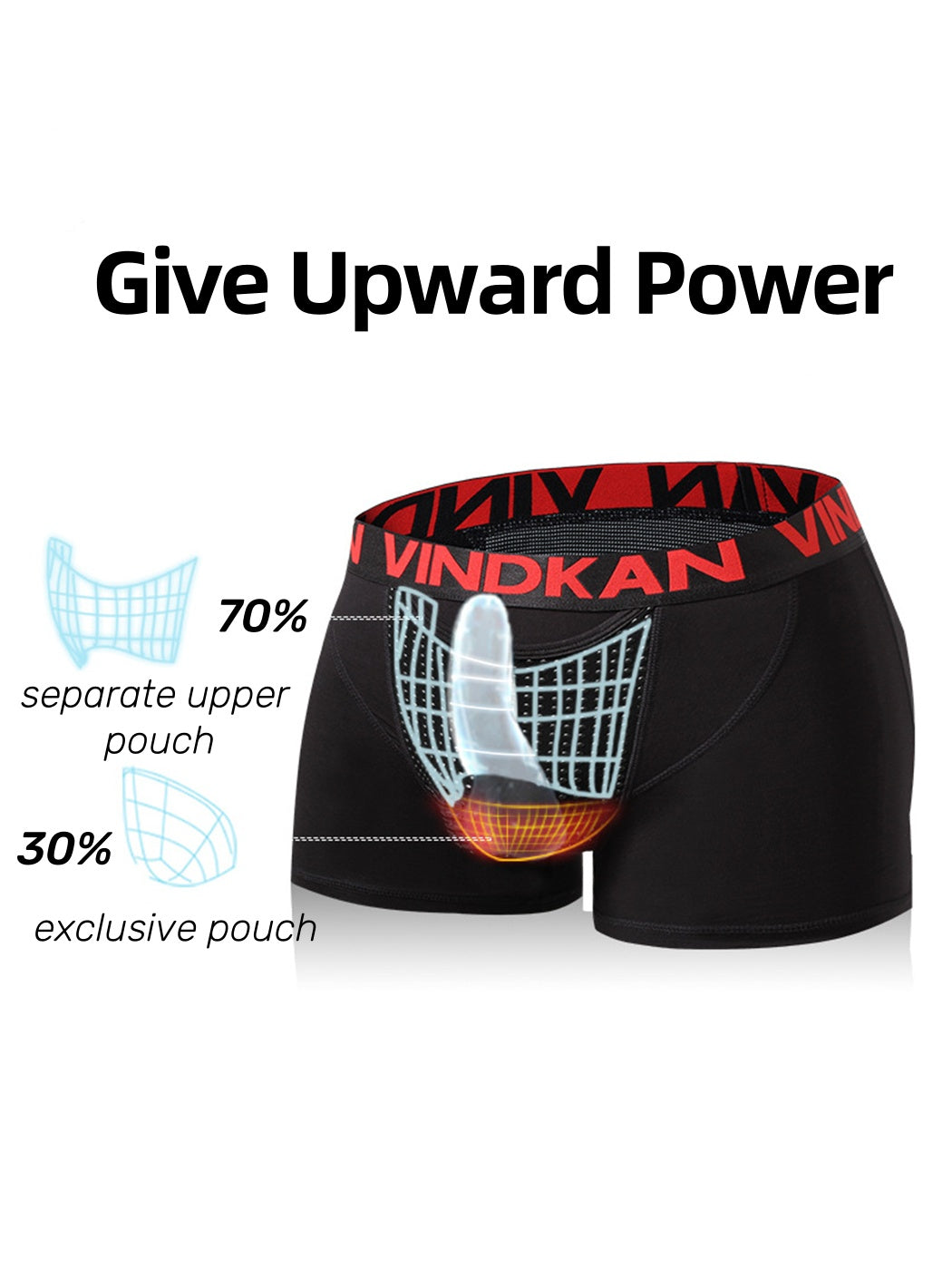 Men's Separated Pouch Magnetic Energy Health Underwear