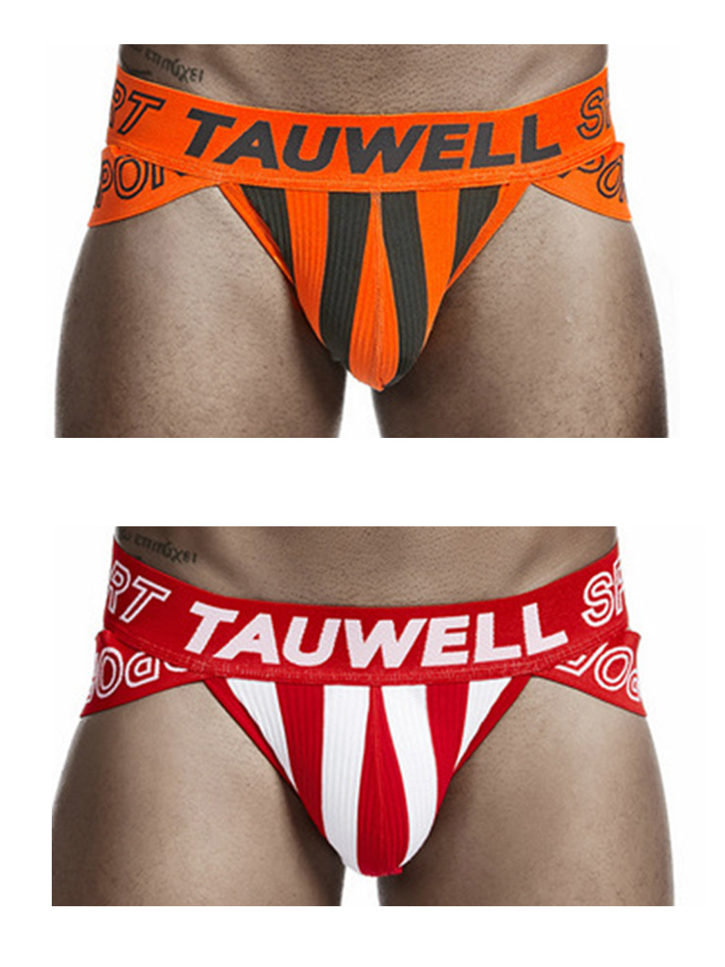 Brightly Colored Letters Men's Pouch Briefs