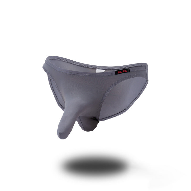 Sexy Breathable Ice Silk Soft Thin Breathable Briefs