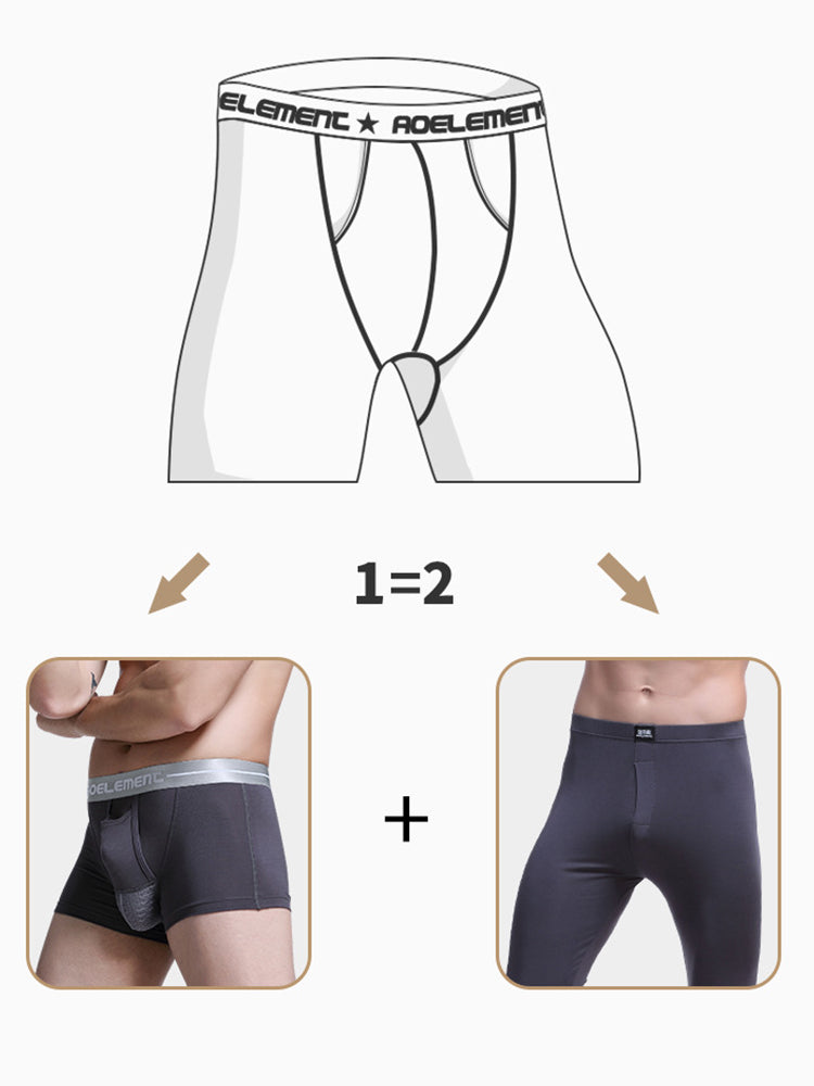 Men's Separate Pouch Thermal Underwear