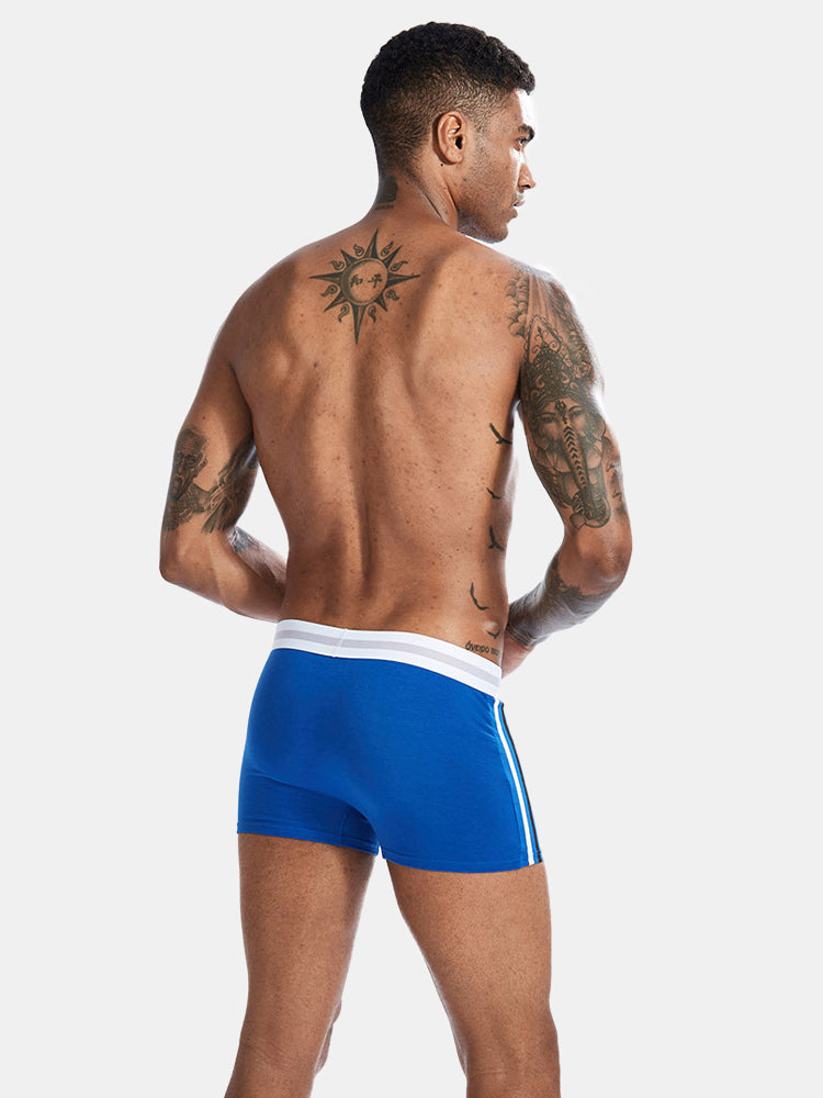 3 Pack Low Rise Printed Support Men's Boxer Briefs