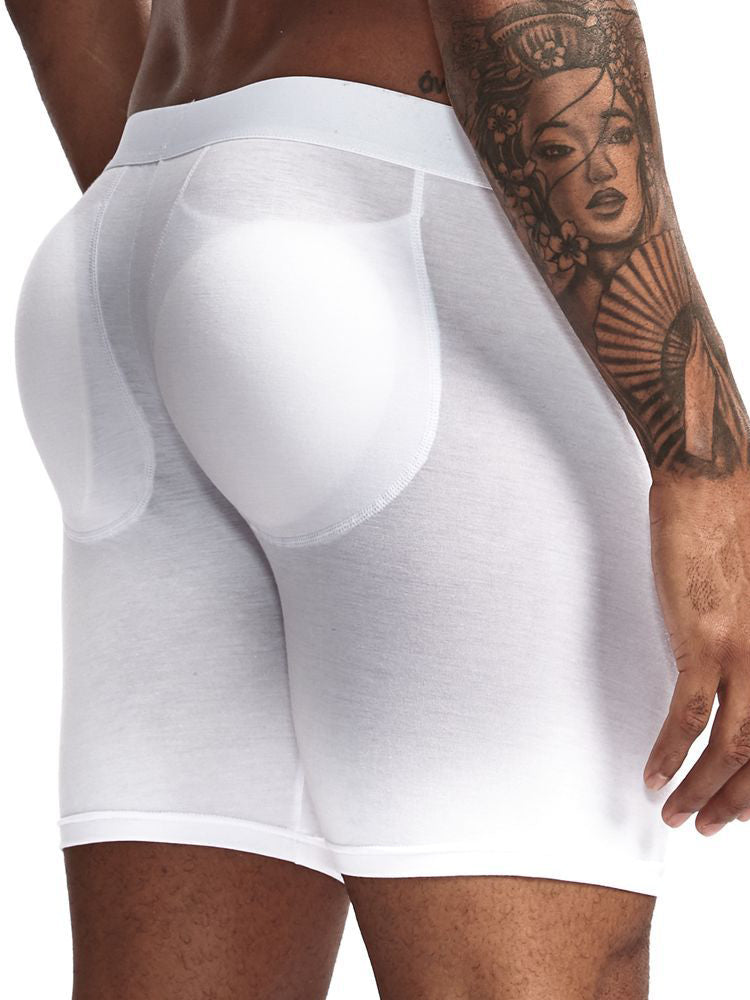 Men's U Convex Boxers Briefs Butt Enhancer Underwear