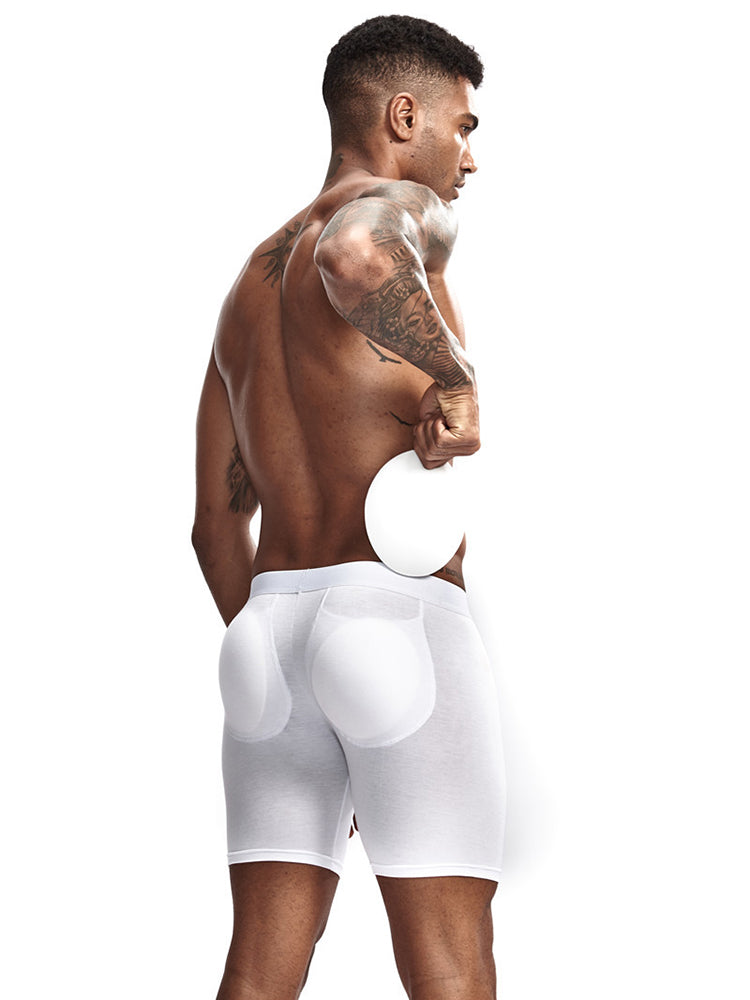 Men's U Convex Boxers Briefs Butt Enhancer Underwear