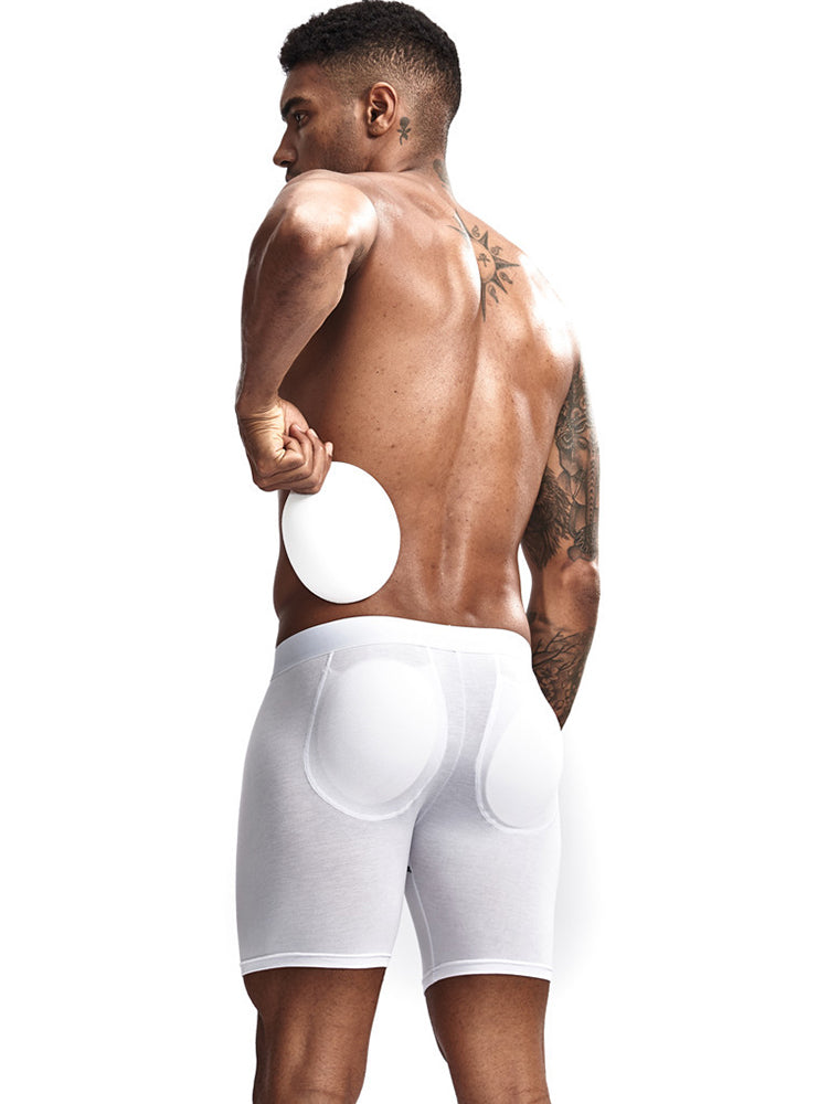 Men's U Convex Boxers Briefs Butt Enhancer Underwear