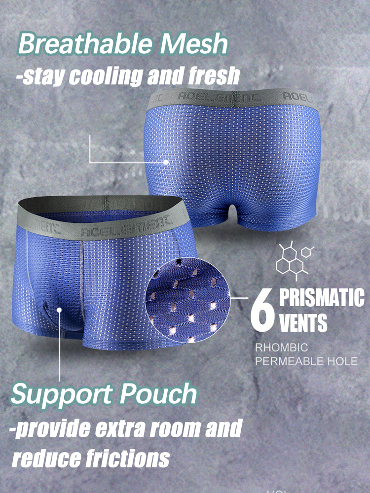 4 Pack Summer Cooling Mesh Men's Underwear
