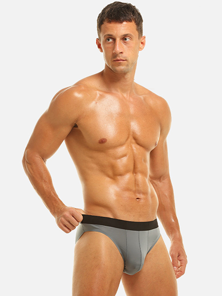 4 Pack Ice Silk Seamless Men's Briefs