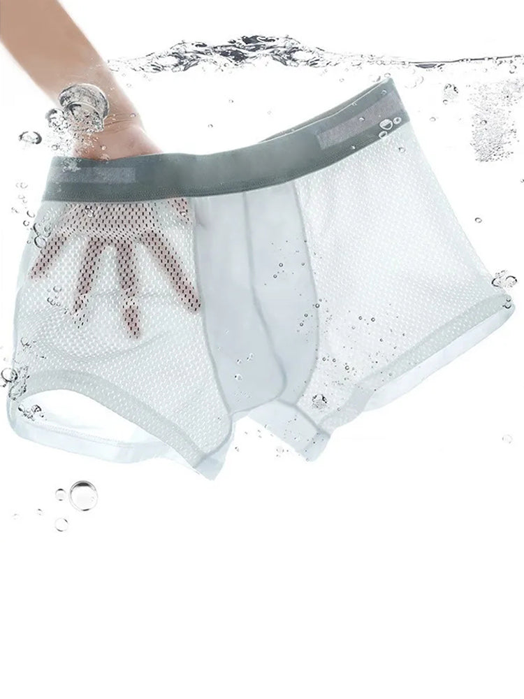 4 Pack Breathable Mesh Fabric Men’s Underwear