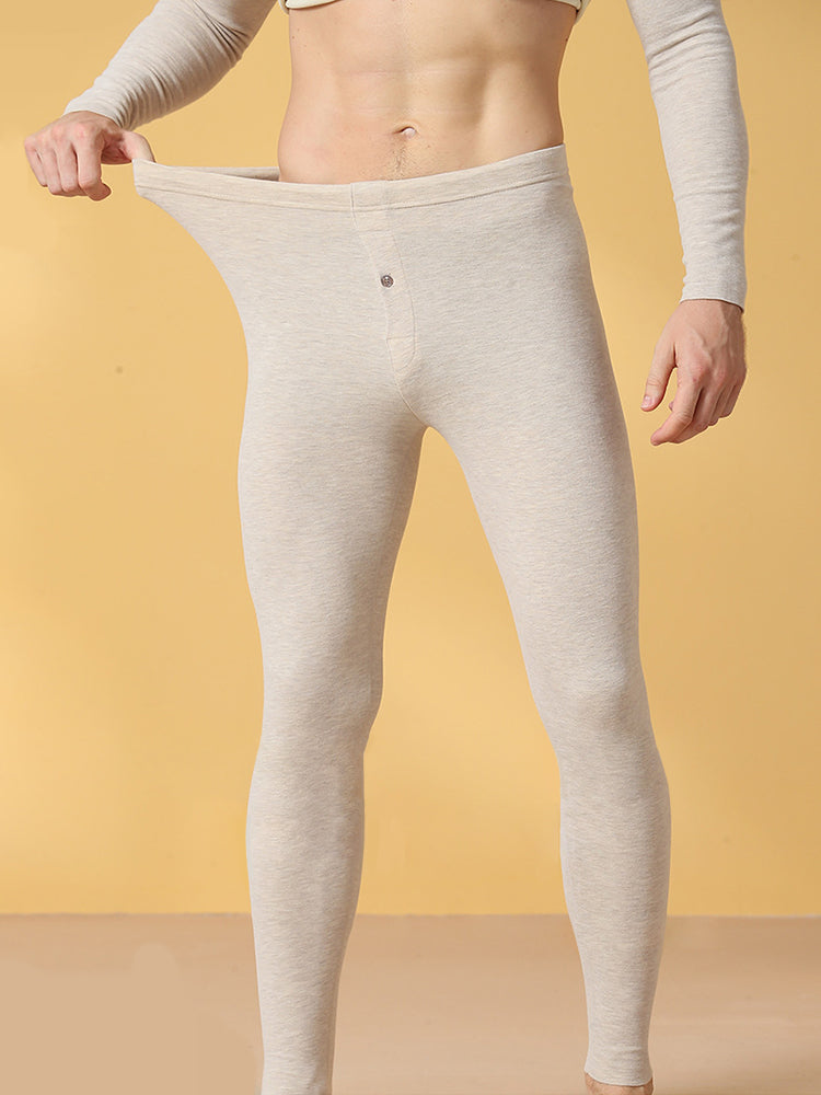 Men’s Silk Double-faced Seamless Thermal Bottoms