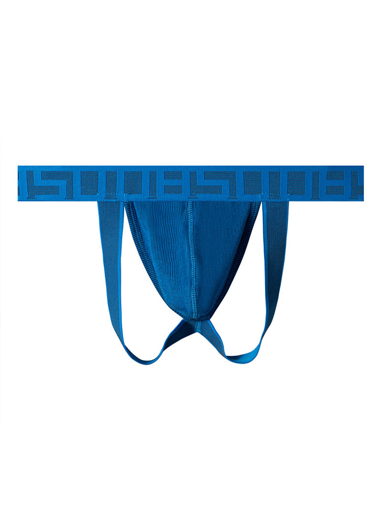 Men's Ribbed Jockstrap Underwear Athletic Supporters