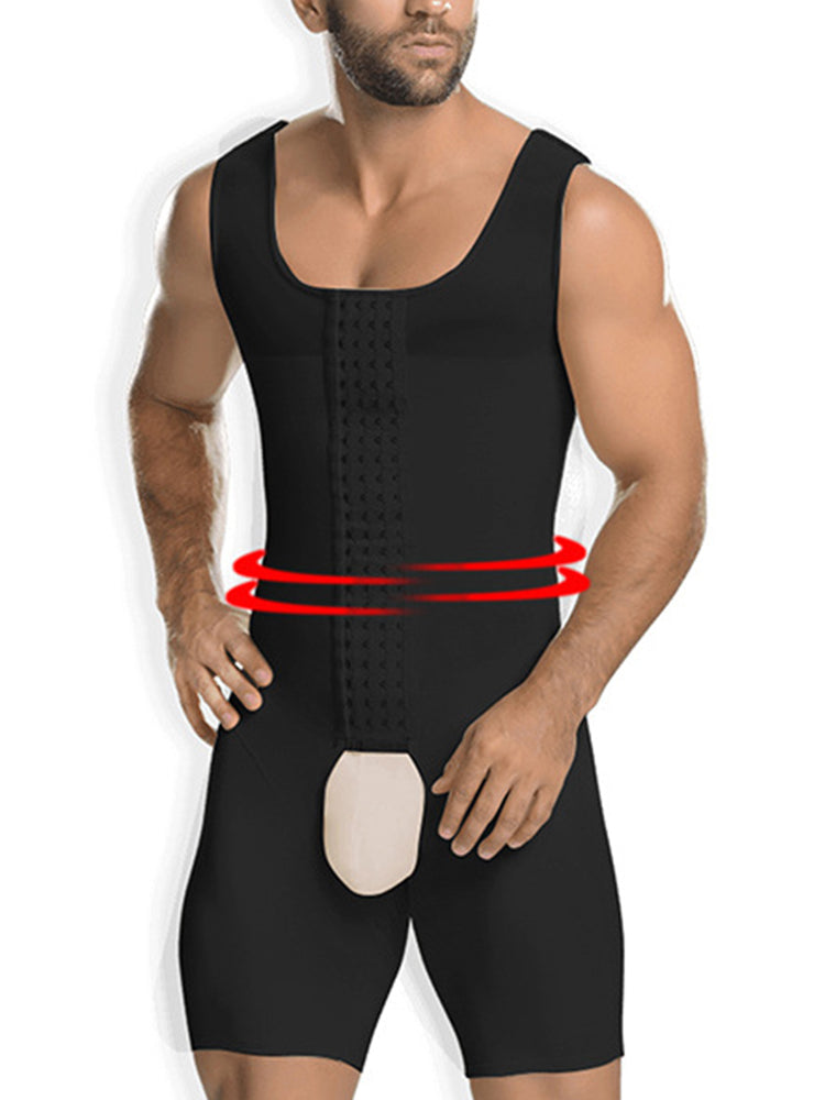 Men Shapewear Tummy Control Slimming Bodysuit