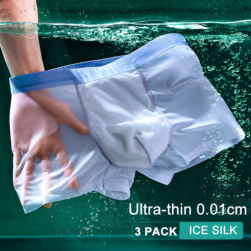 3 Pack Support Pouch Ultra-thin Men's Underwear
