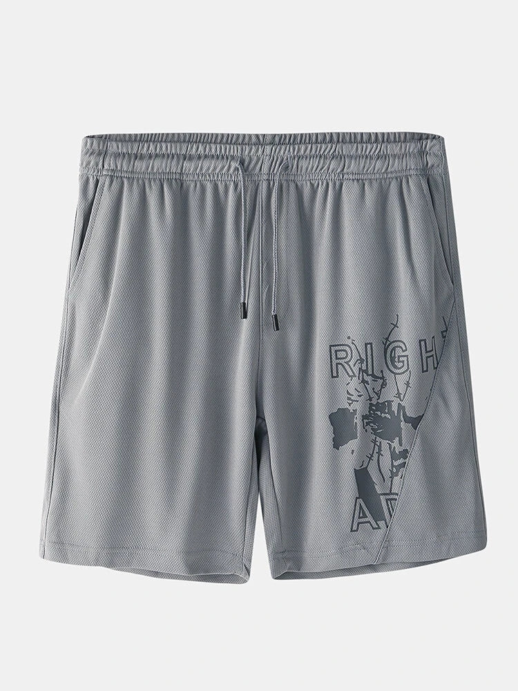 Men's Sleeveless Hooded Athletic Shorts Pajamas Set