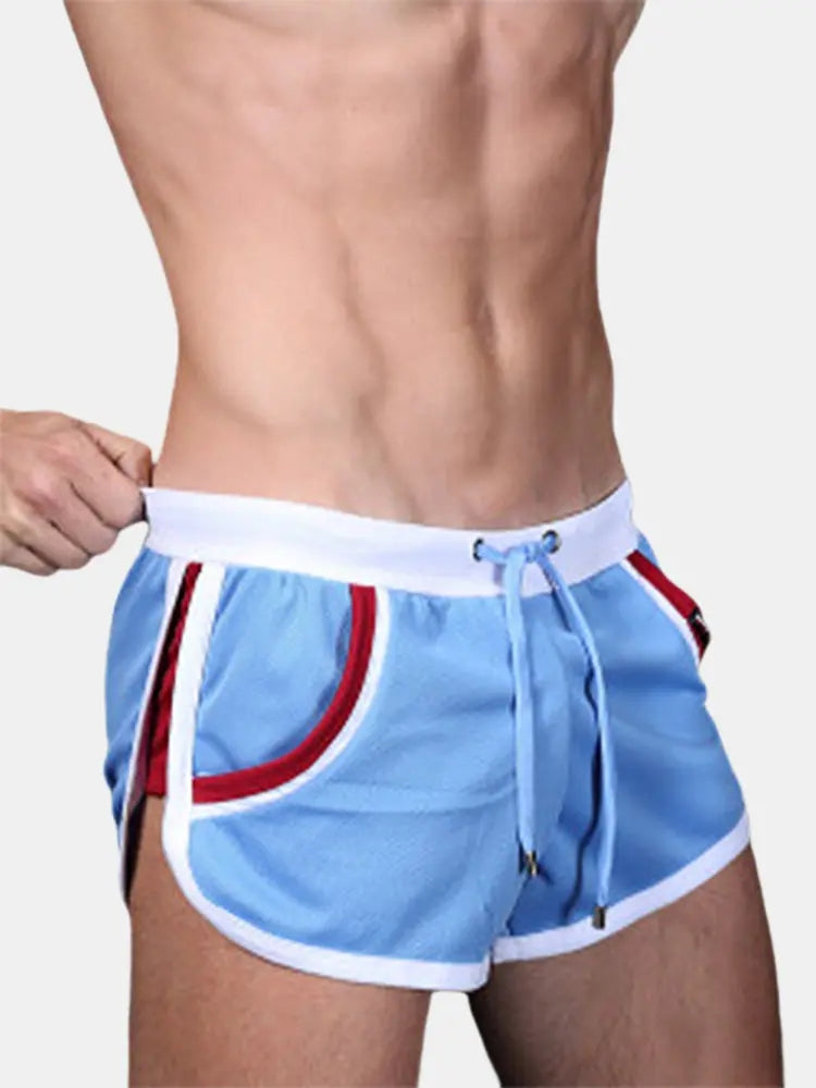 2 Pack Drawstring Leisure Men's Loose Boxer Shorts
