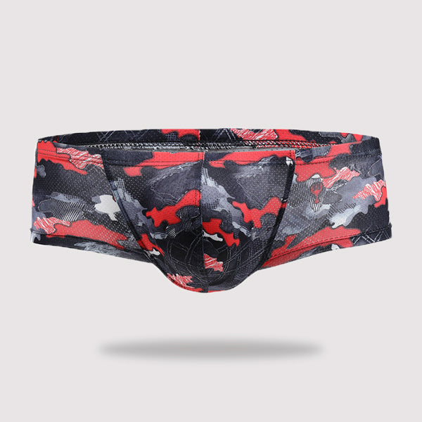 Summer Printed Support Pouch Low-Rise Men's Underwear