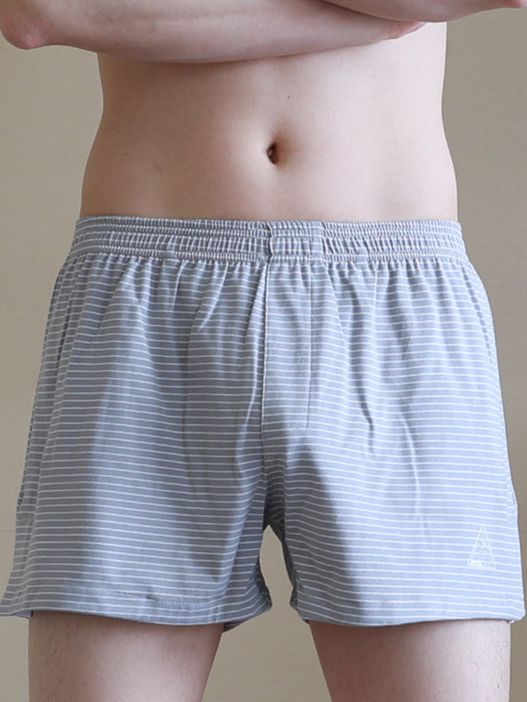 Men's Striped Thin Breathable Comfortable Trunks