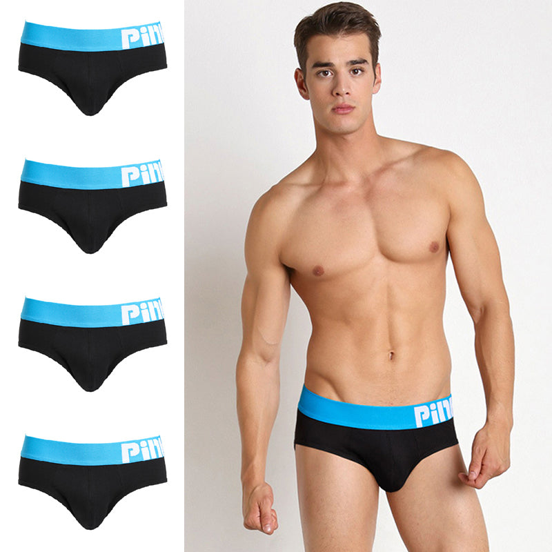 4 Pack Cotton Large Support Pouch Men's Underwear