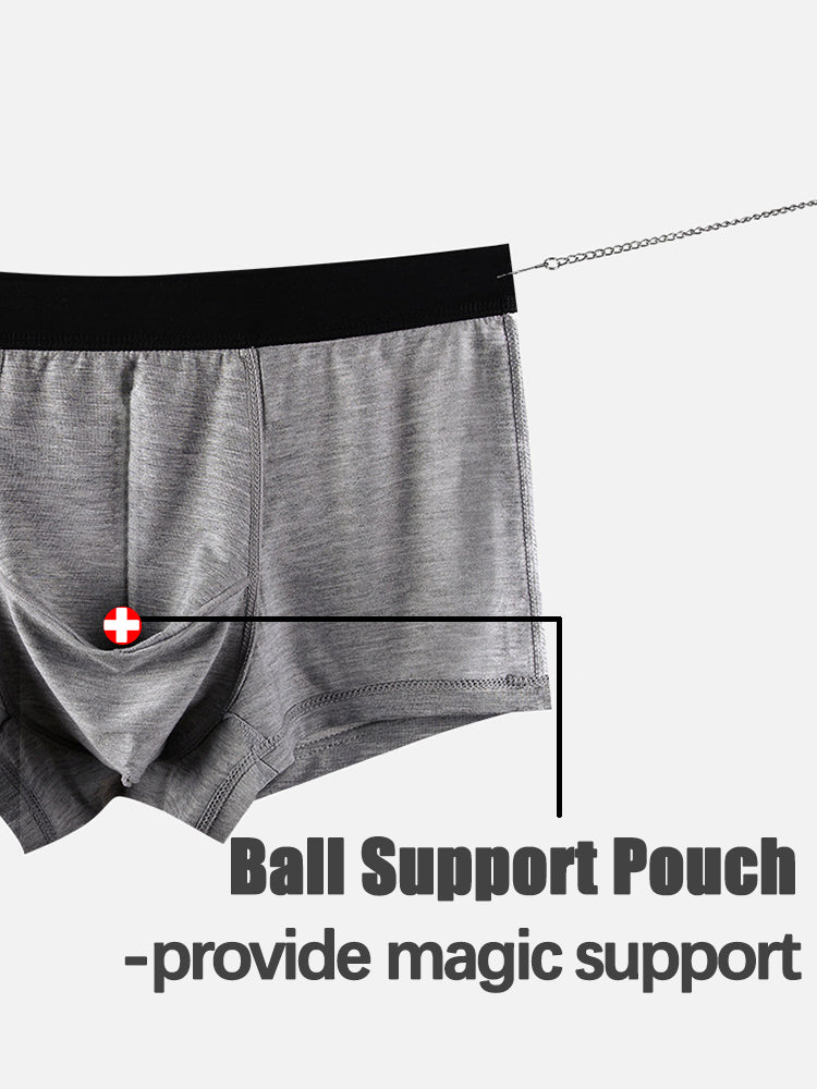 3 Pack Modal Dual Pouch Mens Underwear