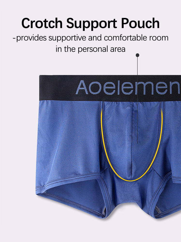 4 Pack Crotch Support Pouch Breathable Men's Underwear