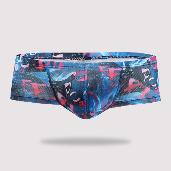 Summer Printed Support Pouch Low-Rise Men's Underwear