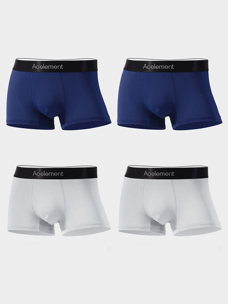 4 Pack Breathable Mesh Antibacterial Men's Underwear