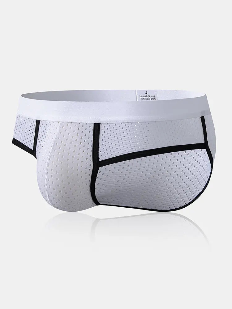 4 Pack Mesh Breathable Supportive Pouch Briefs