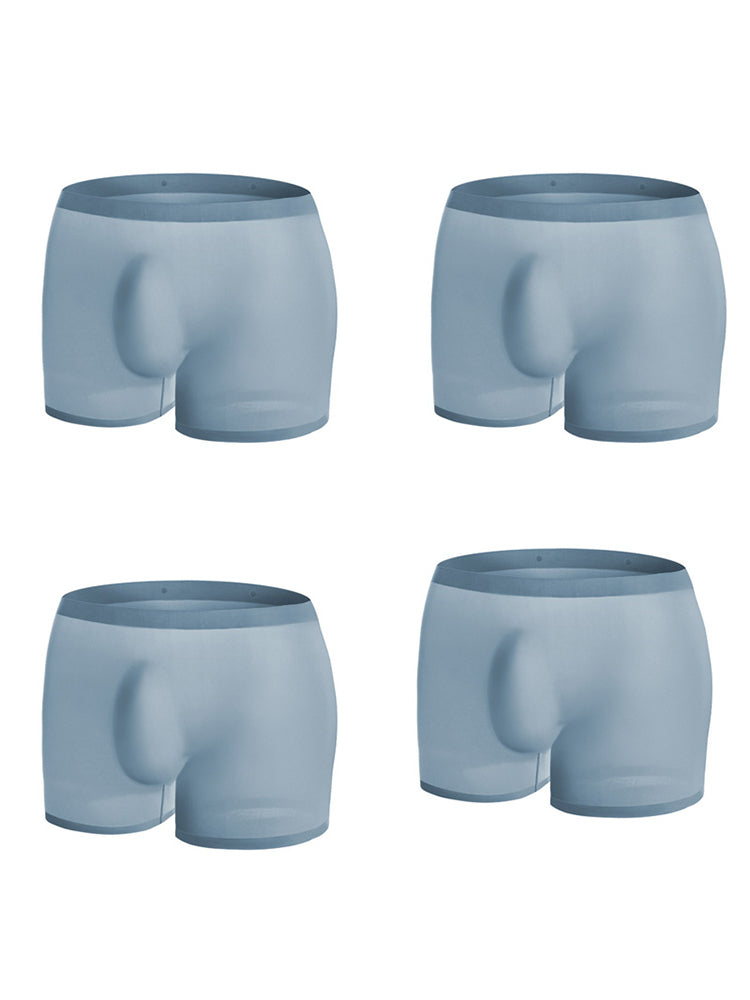 4 Pack Summer Cool Underwear With Support Pouch