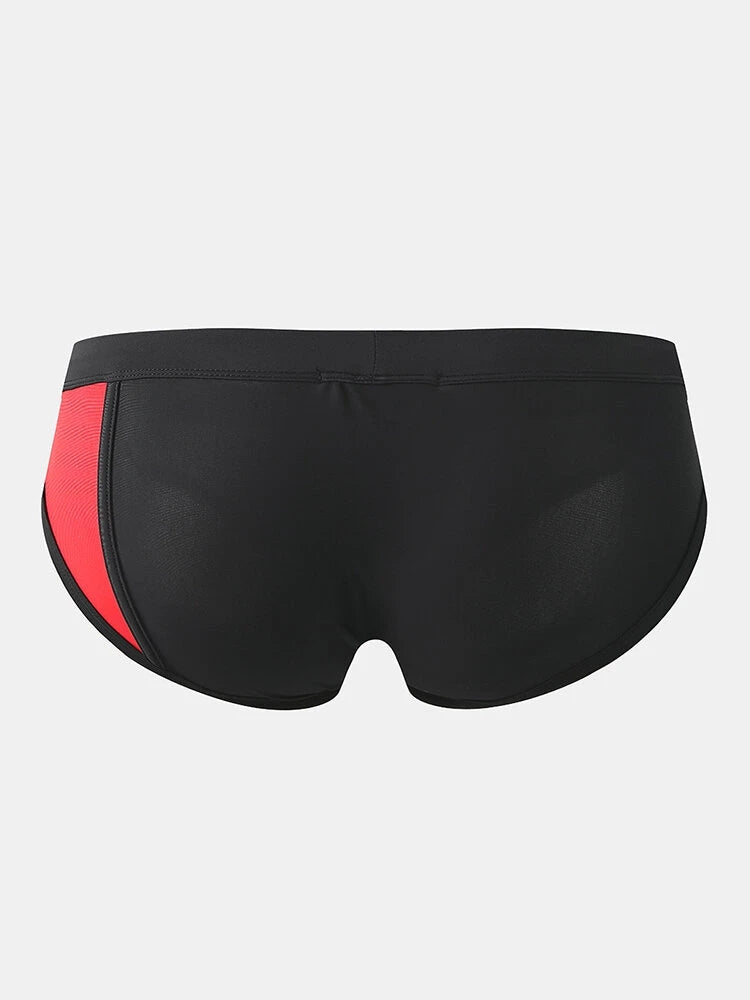 Mens Sexy Bulge Pouch Paded Swim Briefs