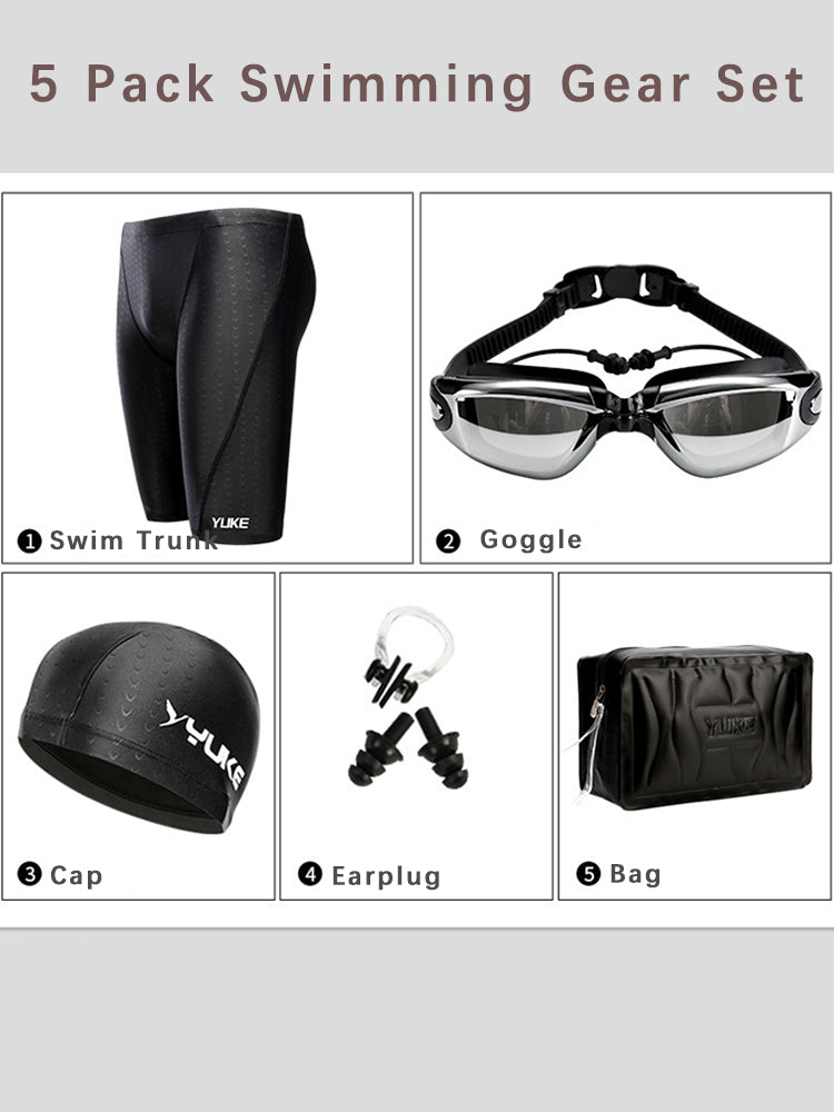 Mens Swimming Gear Goggles Set 5 Pack