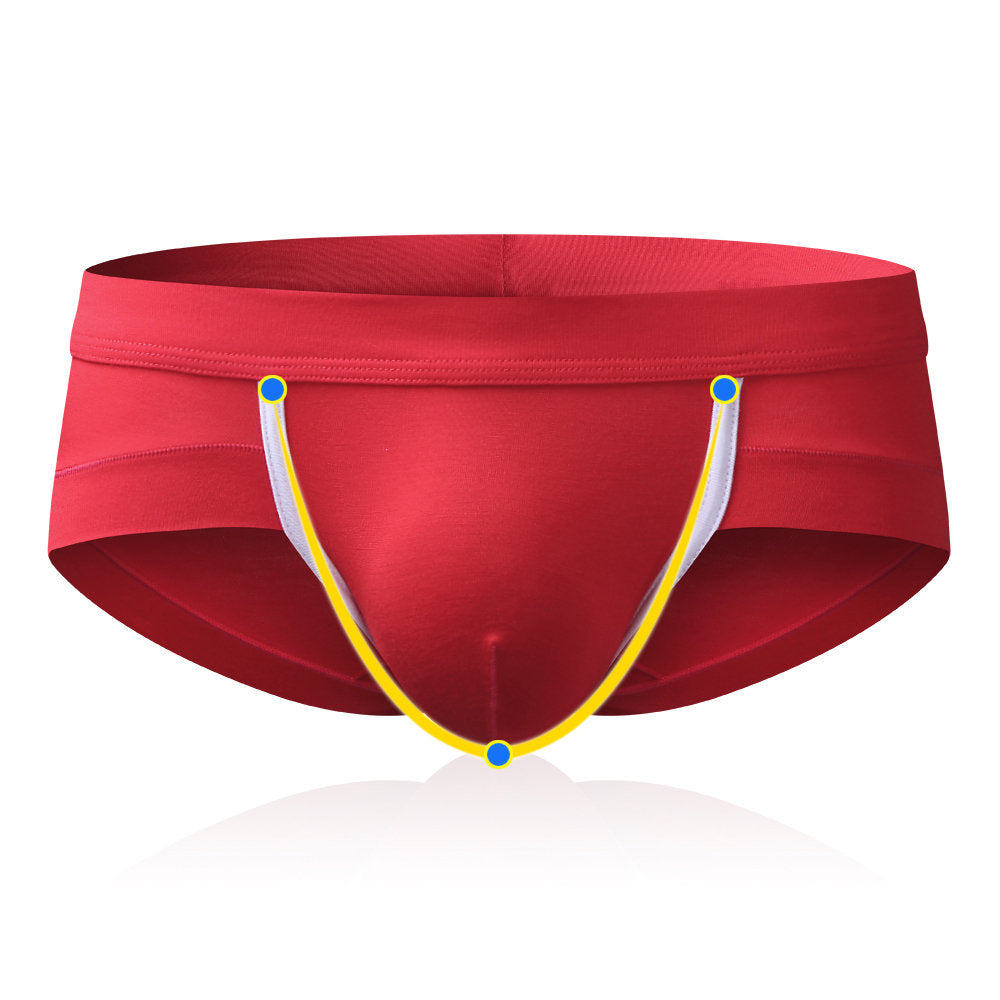 Modal Breathable Underwear U Convex Pouch Briefs