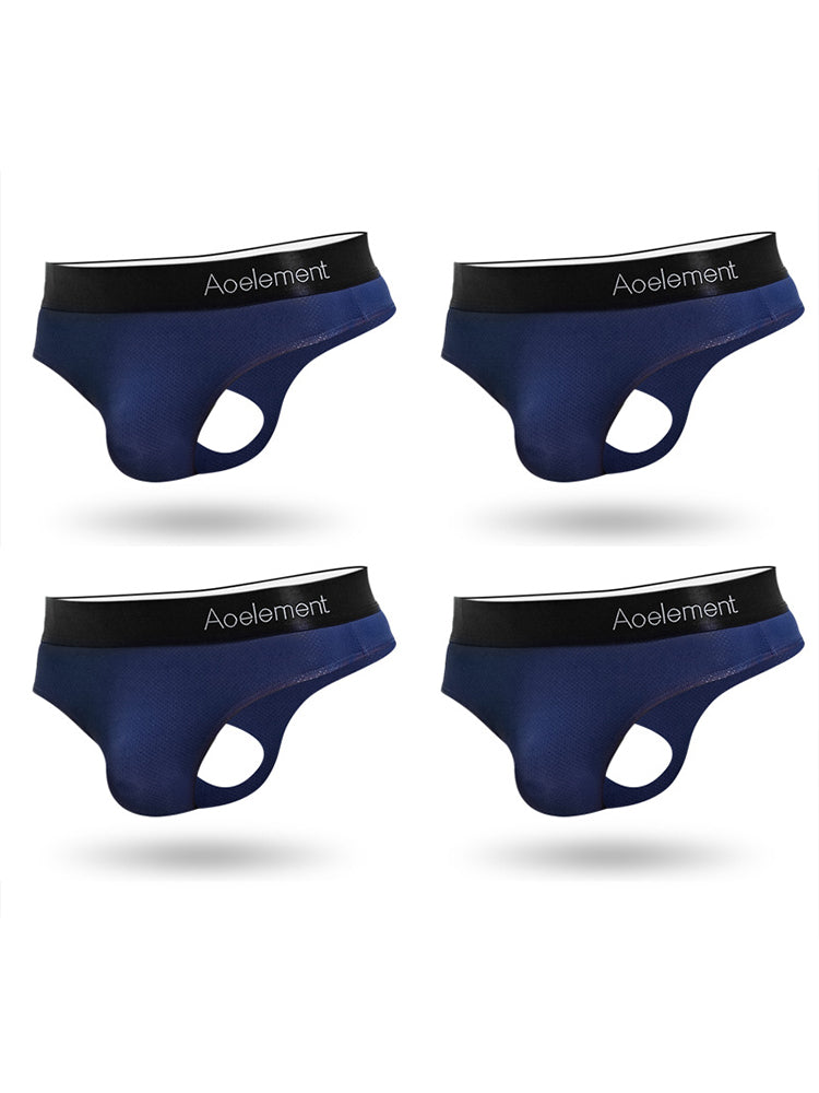 4 Pack Athletic Thongs Fitting Men's Underwear