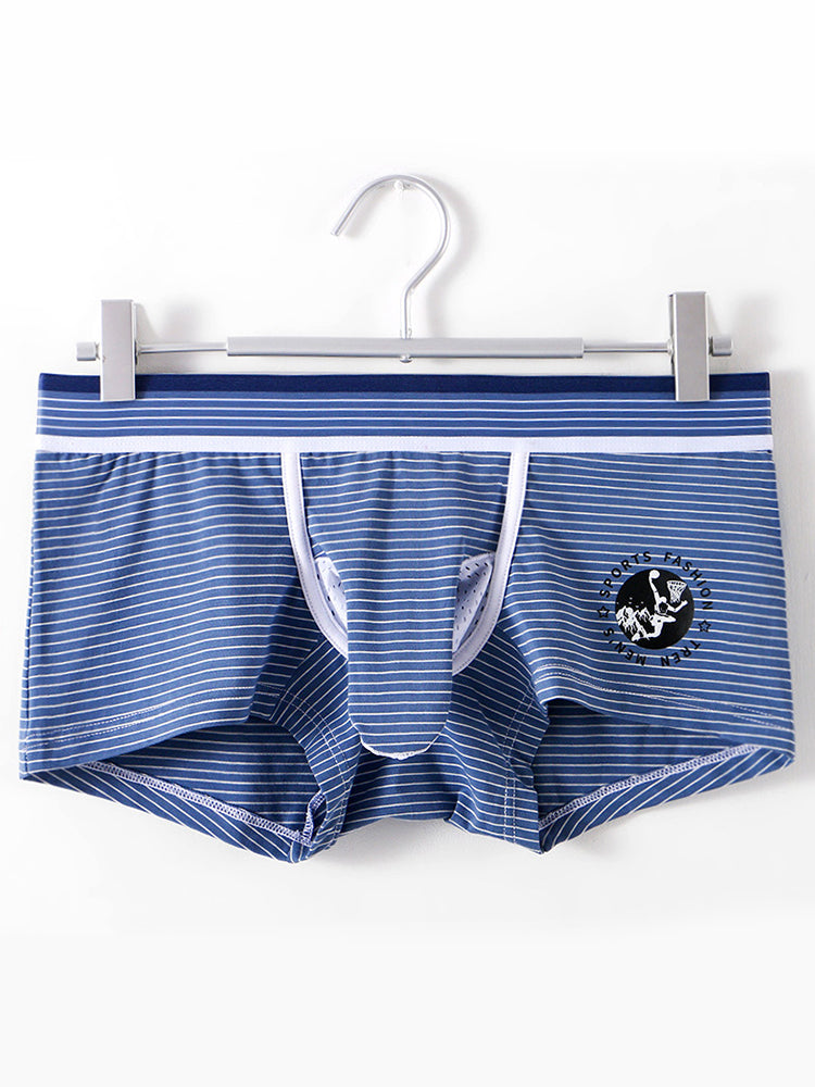 2 Pack Men’s Separate Support Pouch Cotton Trunks