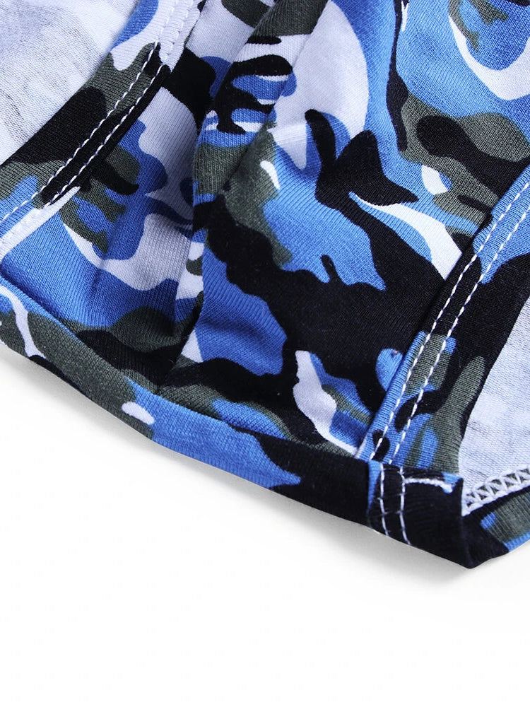 3 Pack Low Rise Camouflage Ball Support Underwear