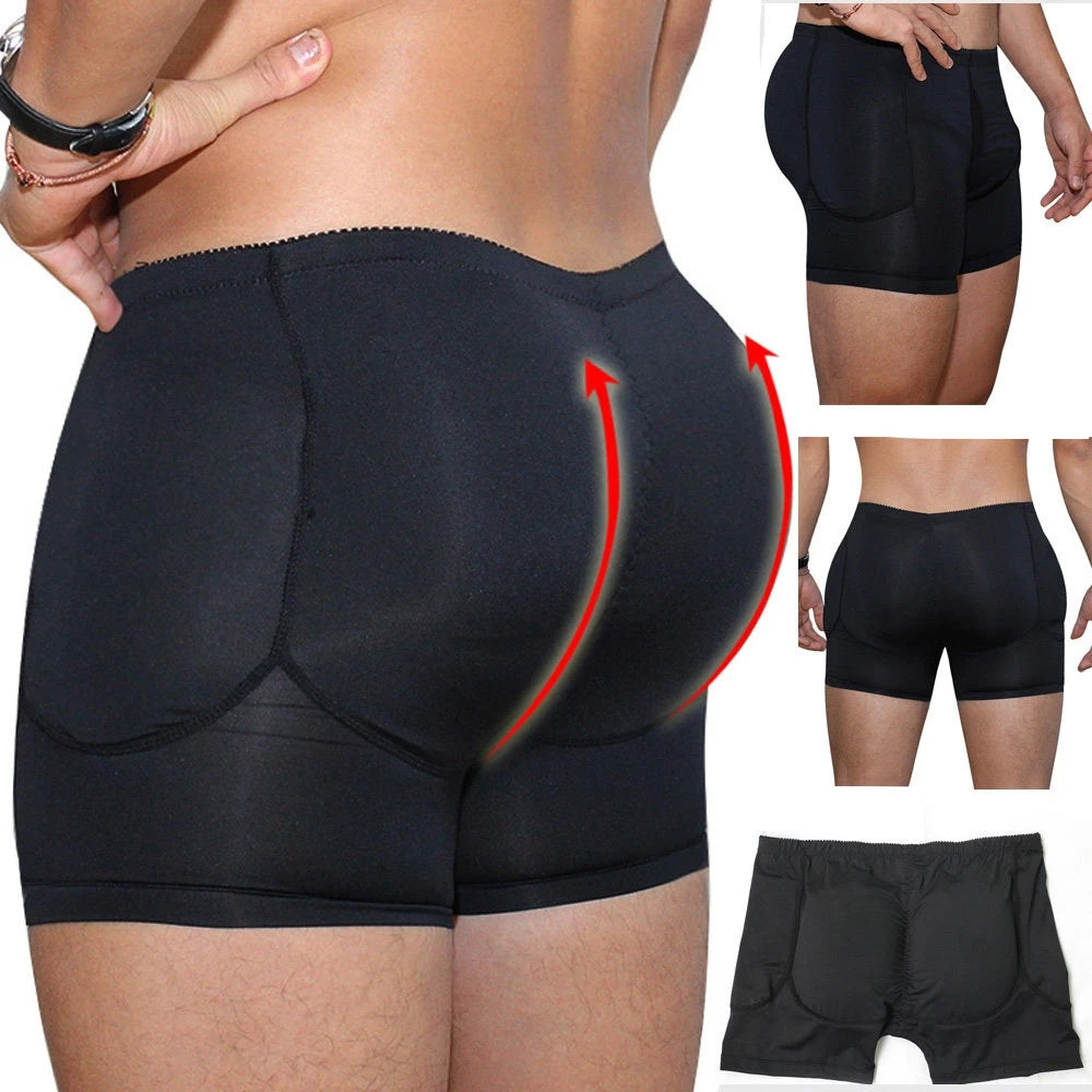 Men‘s Breathable Butt Lift Underwear BodyBuilding Boxer