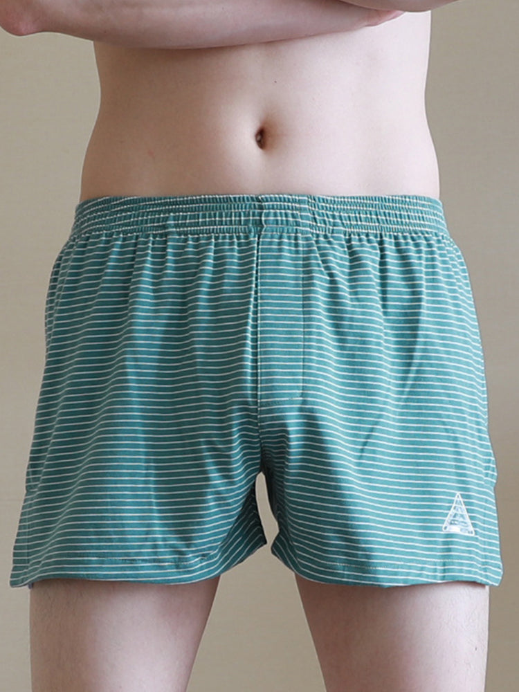 Men's Striped Thin Breathable Comfortable Trunks