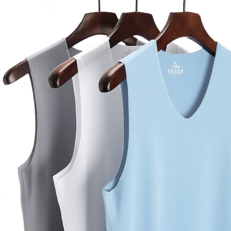 Men's Ice Silk Seamless Quick-drying Vest