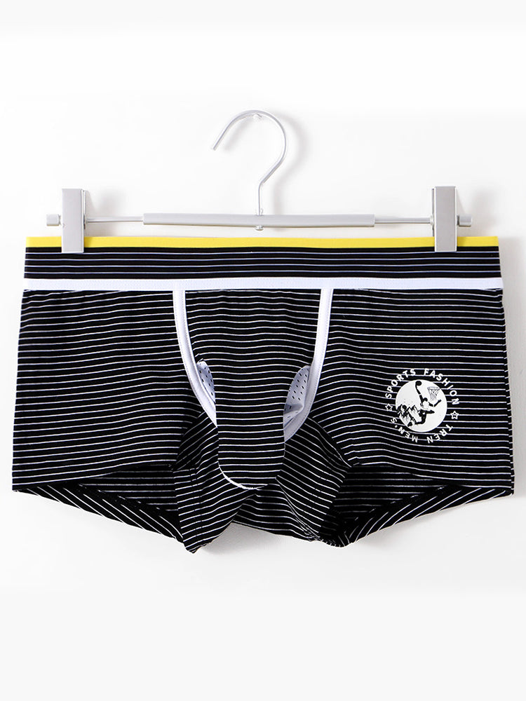 2 Pack Men’s Separate Support Pouch Cotton Trunks
