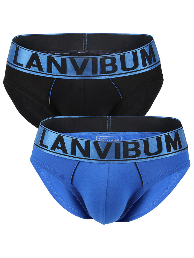 2 Pack U Convex Elastic Waistband Briefs