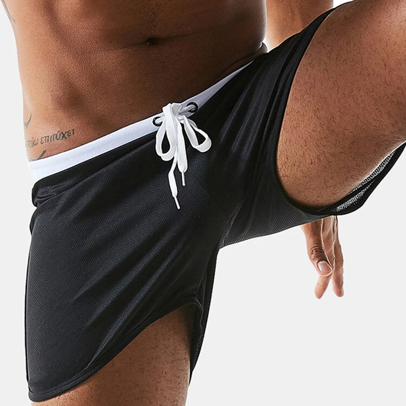 Mens Mesh Swim Trunks Arrow Pants