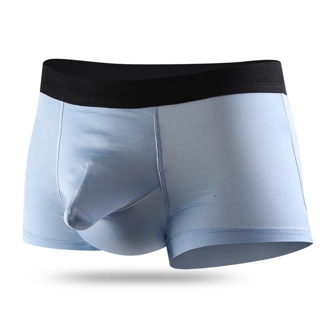 Men's Elephant Separate Pouch Modal Boxer Briefs